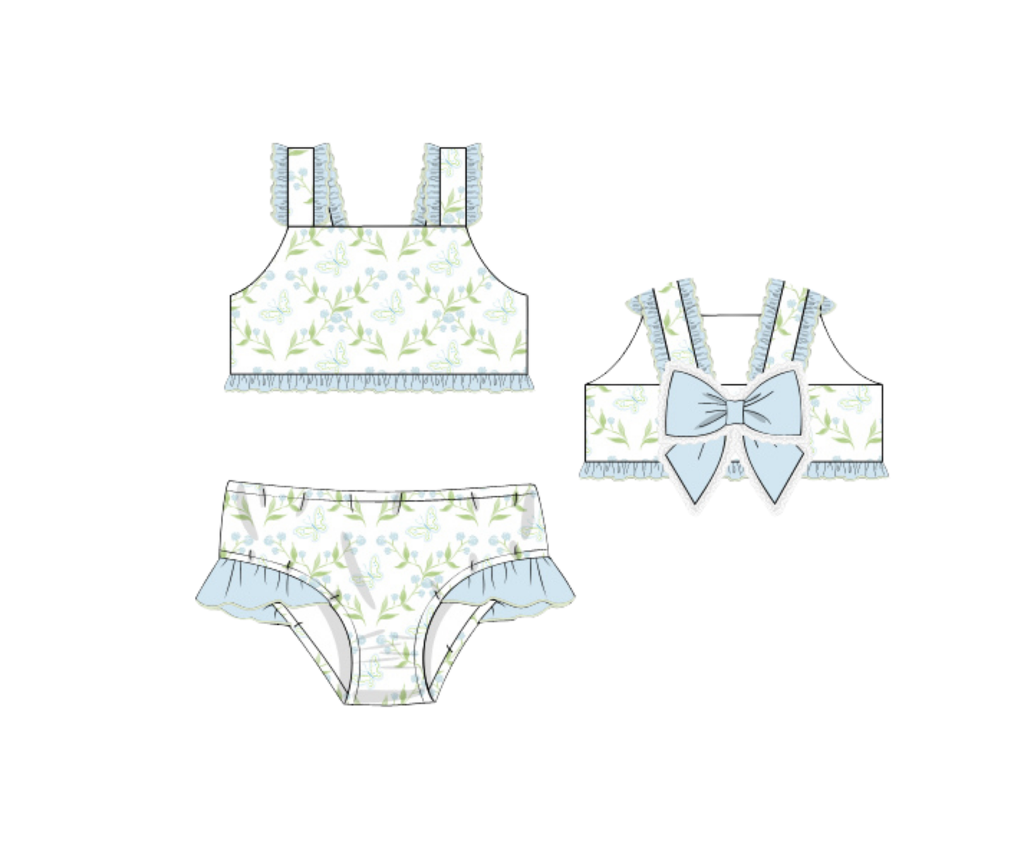 Parton’s Garden - Valerie 2-piece Swim