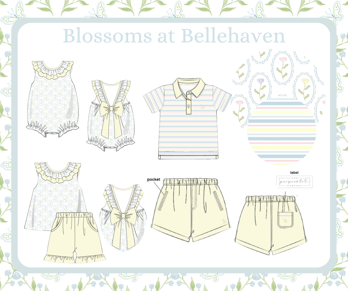 Blossoms at Bellehaven - Erwin Short Set