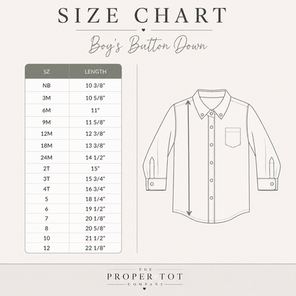 Yuletide Charm: Boy Button-down