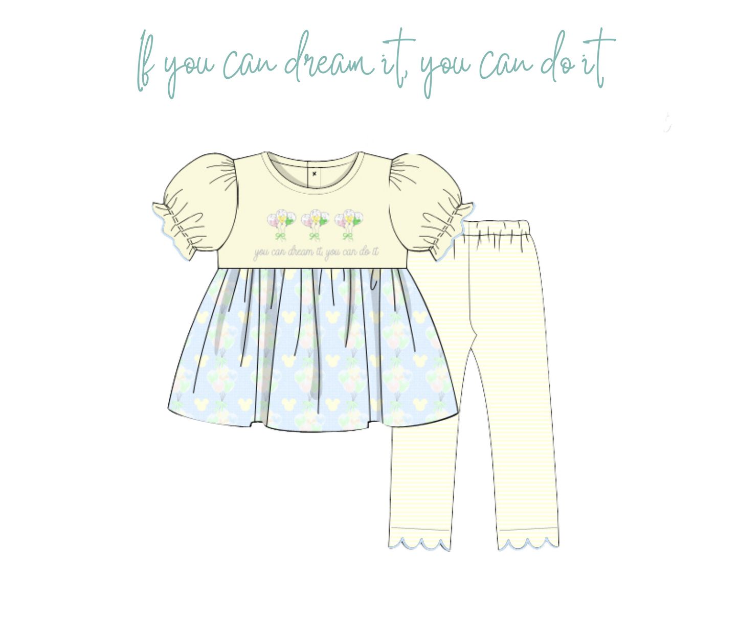 Main Street Dreams - Penni’s French Knot Leggings Set