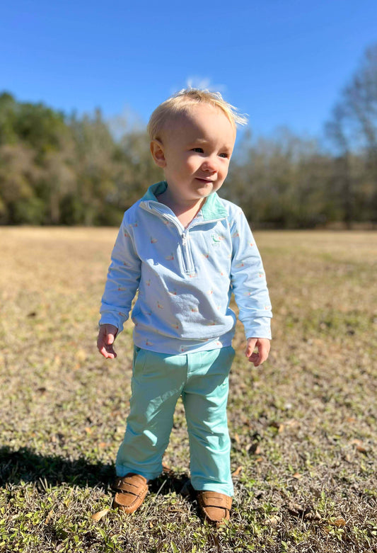 Mallard Meadows - Hayden’s Quarter Zip and Proper Joggers Set (Blue)