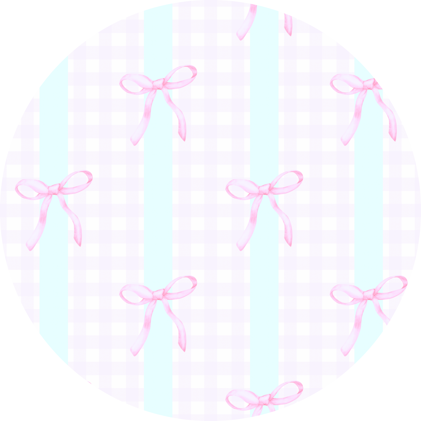 Lavender Gingham Bows - Myra Lou’s Smocked Swiss Dot Diaper Bubble