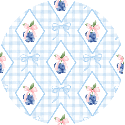 Blueberry Sweet - Sarah’s Smocked Diaper Bloomer Set