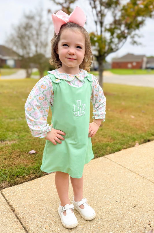 RTS - Pumpkins and Ginger Jars - Jumper and Peter Pan Collar Top
