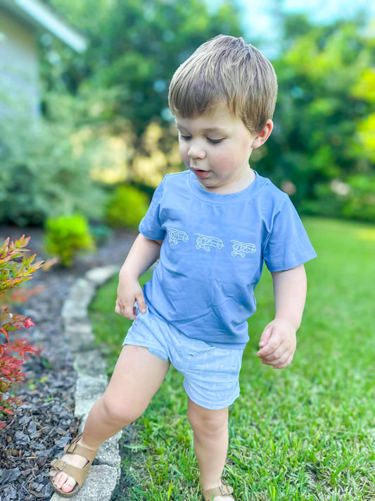 Grand Millennial Airplanes - Saylor’s Shortie Set
