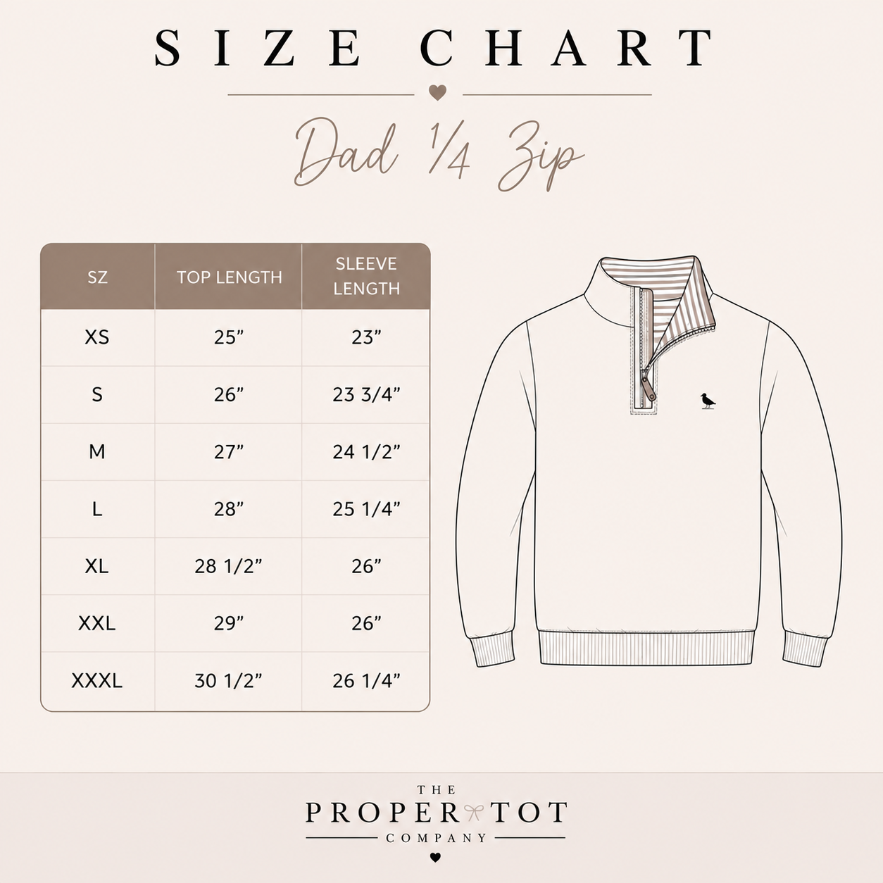Joyful Floral P016: Dad Quarter Zip