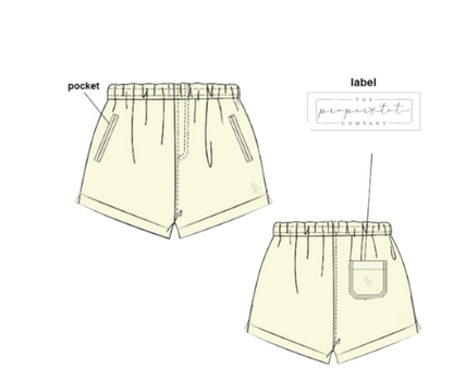 Proper Shorties - Buttercream Yellow