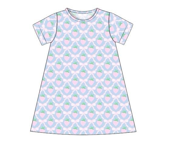 Grand Millennial Strawberry Trellis - Milla James Play Dress