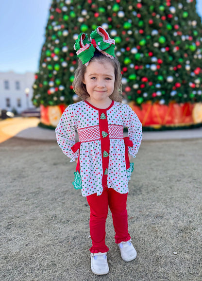 Oh, Christmas Tree PO17: Girl’s Leggings Set