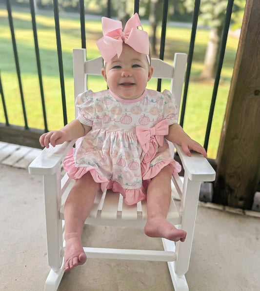 Proper Pumpkin Patch - Shirley’s Ruffles Diaper Set
