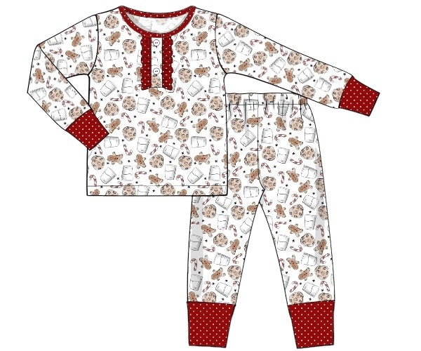 Maybelle’s Sweet Dreams Pj Set - Cookies and Milk