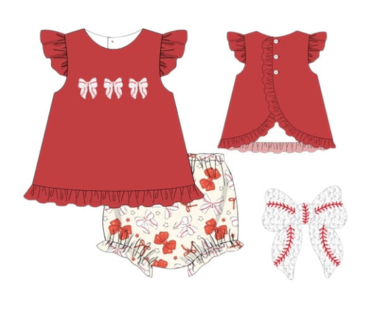 Hudson’s Home Run - Gabby’s French Knot Diaper Set