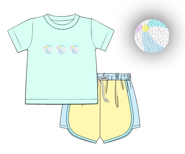 Bows and Beachballs-Chandler’s Short Set