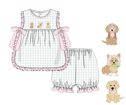 Summer Puppies - Eleanor’s Apron Diaper Set