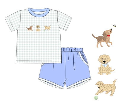 Summer Puppies - Saylor’s French Knot Shorties
