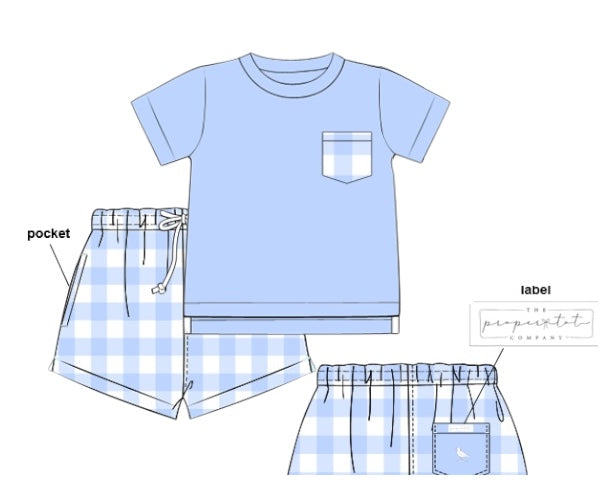 Grand Millennial Coquette Bows - Saylor’s Proper Tee Shorties Set