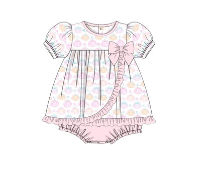 RTS - Proper Pumpkin Patch - Shirley’s Ruffles Skirted Bubble