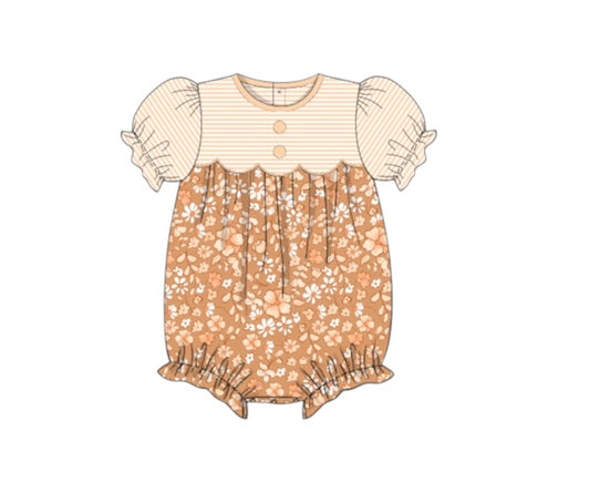 Fall Floral - Penni’s Scalloped Yoke Bubble