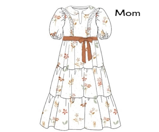 Autumn Hues- Mom Dress