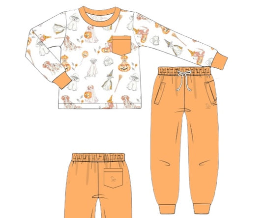 Trick or Treat Pups - Saylor’s Pocket Joggers Set