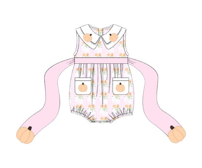 RTS - Pumpkins and Ghosts - Presley’s Appliquéd  Bubble