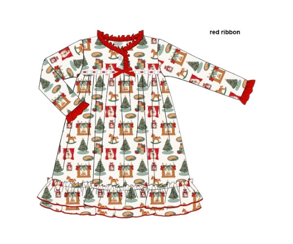 The Night Before Christmas - Lenora’s Loungewear Gown