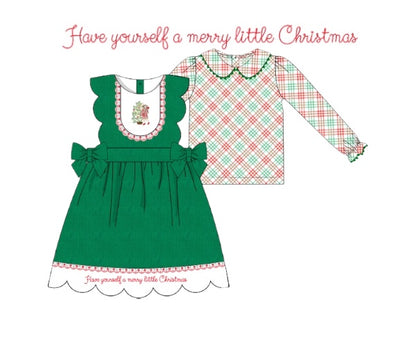 Have Yourself A Merry Little Christmas PO16: Girl’s Dress