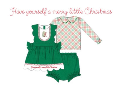 Have Yourself A Merry Little Christmas PO16: Diaper Set