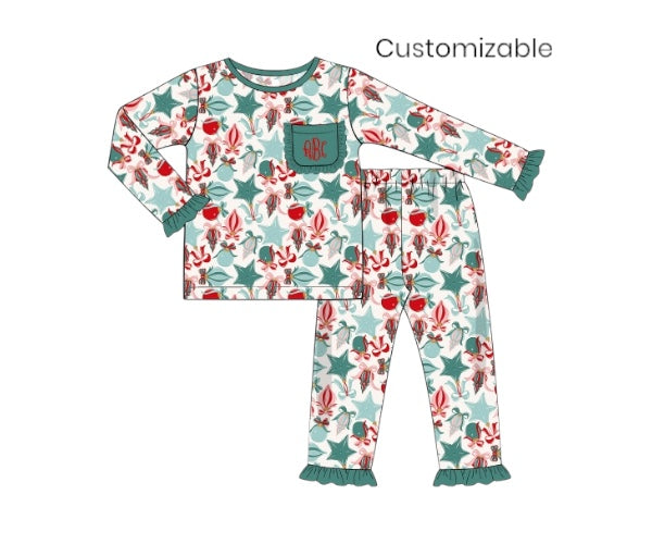 Baubles and Bows Lounge - Corrine’s Initials 2-piece Lounge Set