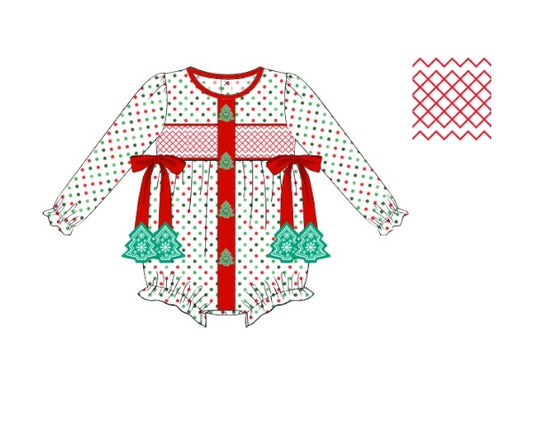 Oh, Christmas Tree - Stella’s Smocked Bubble