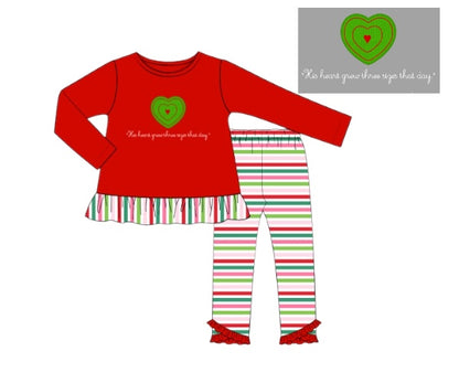 The Whoville Miracle - Amy’s Ruffled Leggings Set