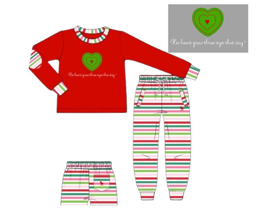 The Whoville Miracle - Saylor’s Elbow Patch Banded Joggers set