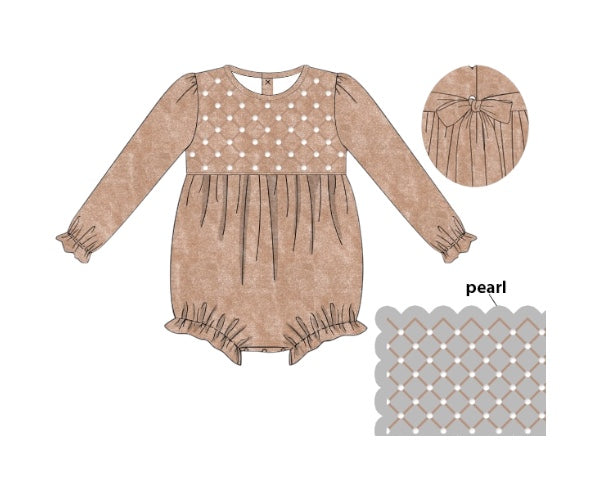 Velvet Christmas - Henrietta’s Geo Smocked Bubble