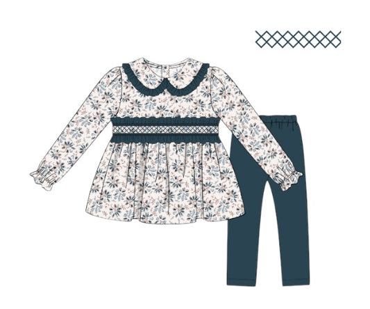 Briar and Blue - Benton Smocked Tunic Leggings Set