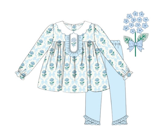 Carolina Cottage - Charlotte’s French Knot Leggings Set