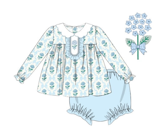 Carolina Cottage - Charlotte’s French Knot Diaper Set