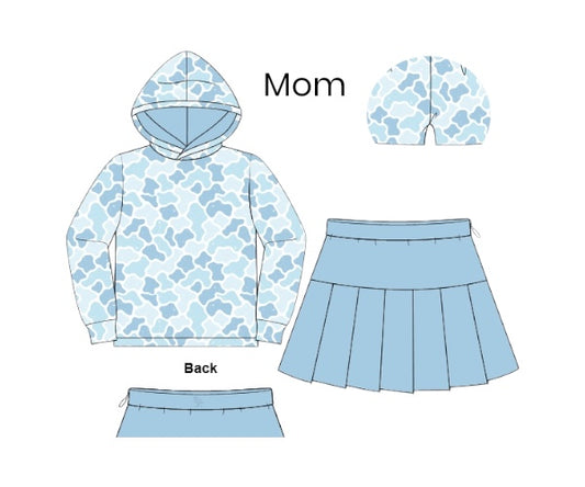 Coastal Camo - Brandy's Hoodie and Skort Set - MOM