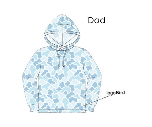 Coastal Camo - Proper Performance Hoodie - Dad