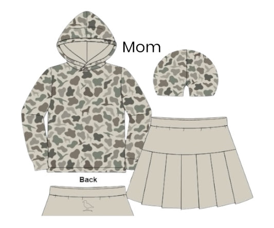Proper Camo TTS25 - Hoodie and Pleated Skort Set - MOM