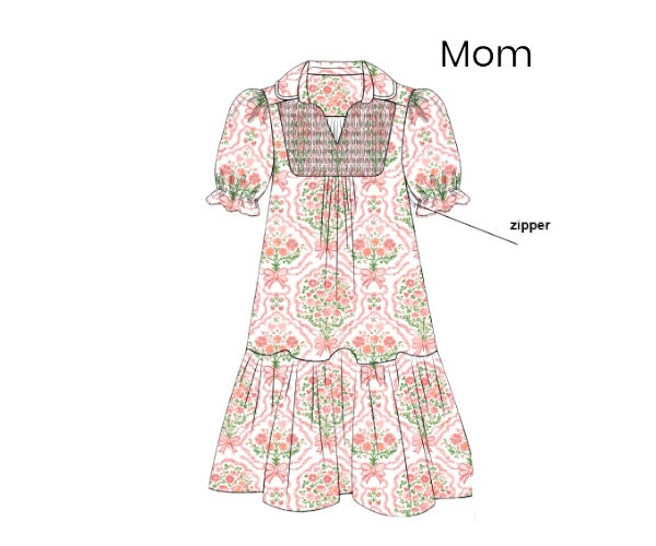 Blushing Bouquet - MOM Dress