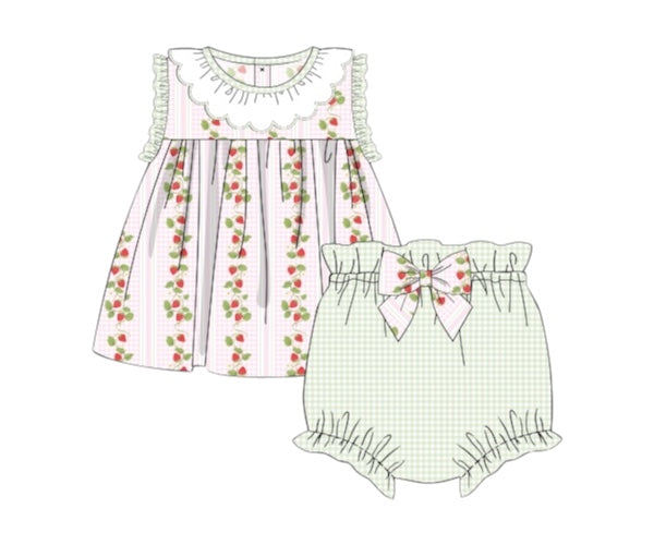 Strawberry Dreams - Presley’s Diaper Set