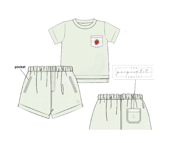 Strawberry Dreams - Saylor Shorties Set