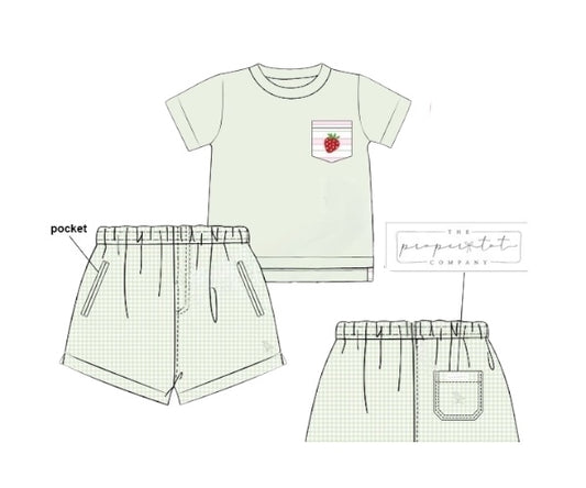 Strawberry Dreams - Saylor Shorties Set