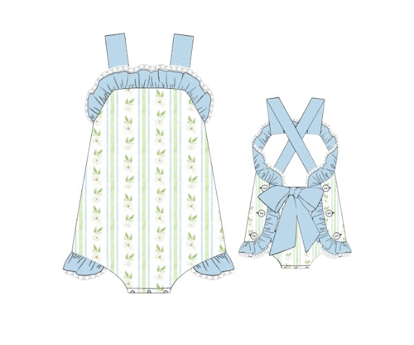 Magnolia Charm - Libby Claire Sunsuit