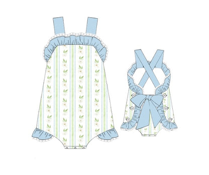 Magnolia Charm - Libby Claire Sunsuit