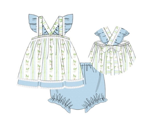 Magnolia Charm - Myra Lou Diaper Set