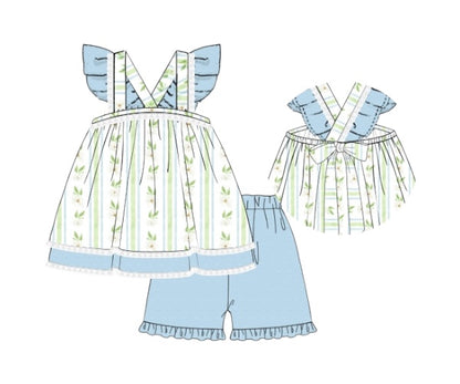 Magnolia Charm - Myra Lou Shorts Set
