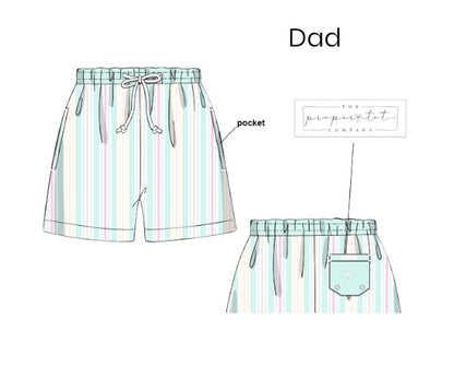 Beach Club Proper - DAD - Swim Trunks