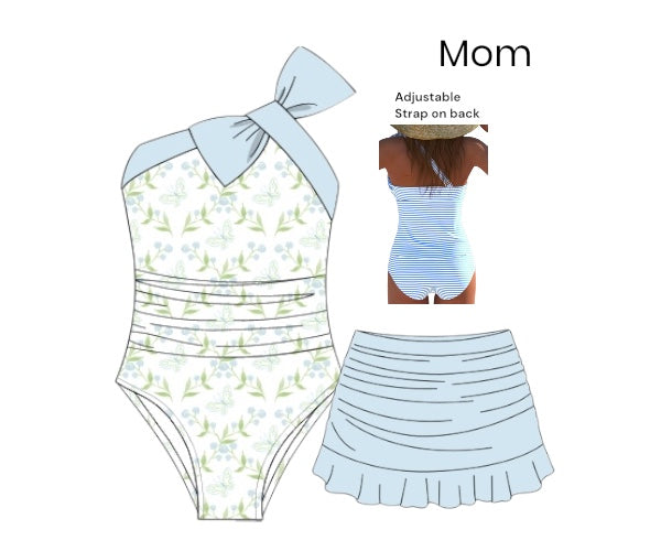 Parton’s Garden - MOM - One-piece with Skirt