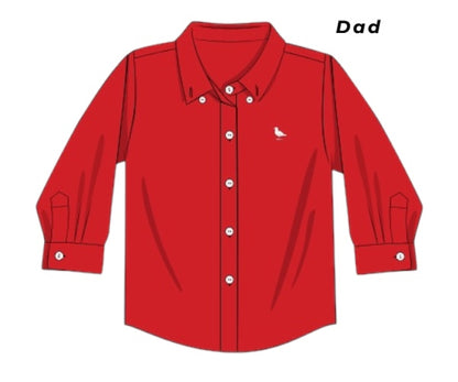 Wrapped in Bows: DAD Button-down Shirt